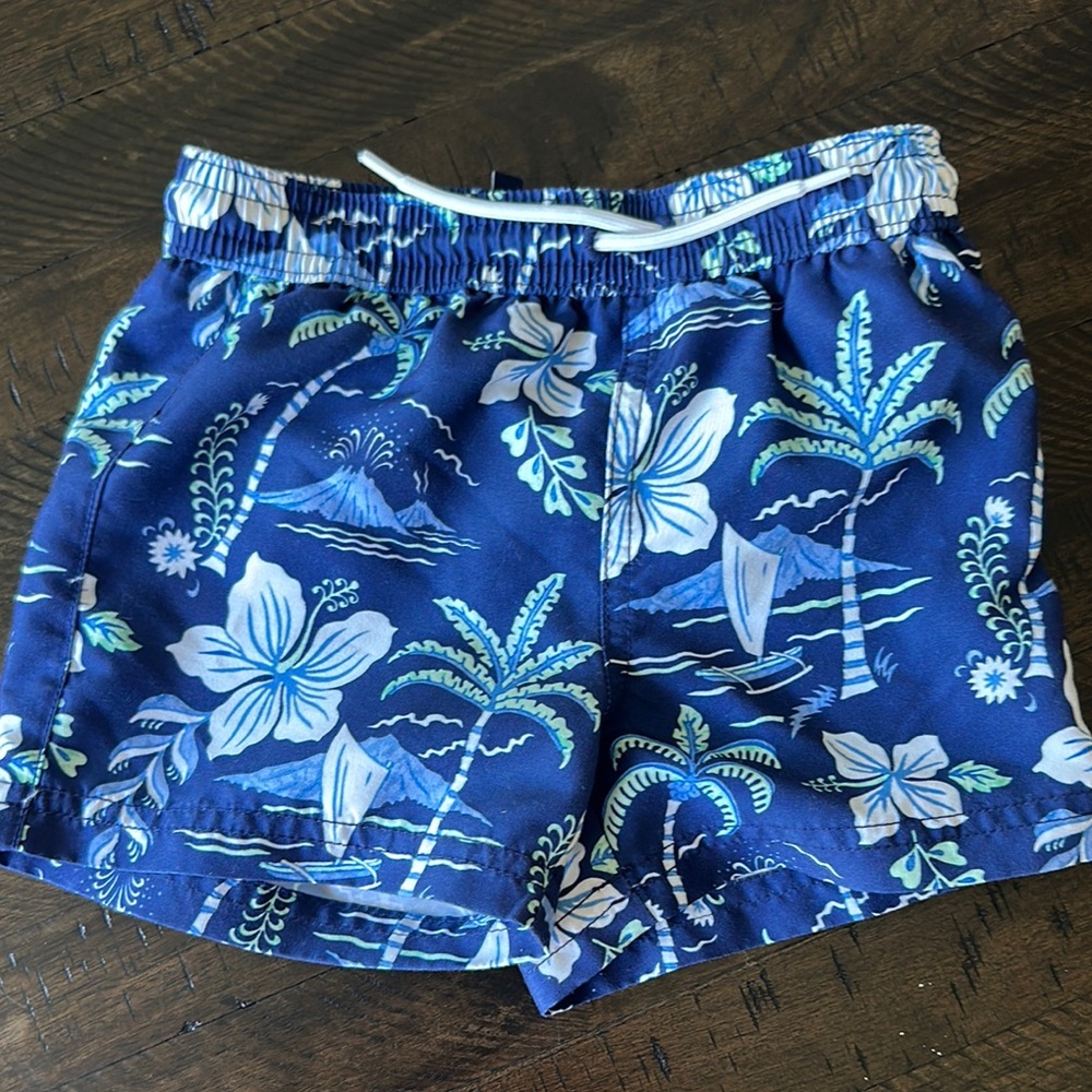 Janie and Jack Tropical Blue toddler Shorts